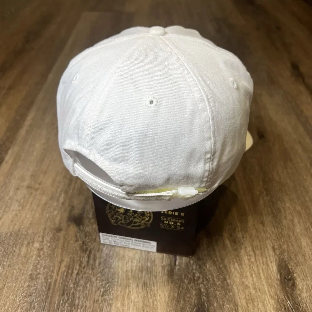 Vintage 80s Chemistry Zipper Snapback White Ad Promo Logo Rope Trucker Chore Cap